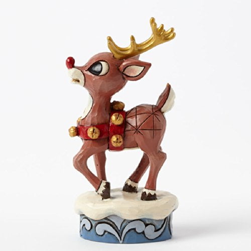 Rudolph Traditions by Rudolph Personality Pose Figurine, 4-Inch By 