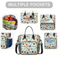 thumbnail image 2 of Pioneer Flower Floral Print Pattern Womens Lunch Box for Work,Insulated Large Lunch Bag,Leakproof Adult Lunch Bag for Work,Beach,Travel,Picnic,Camping, 2 of 6