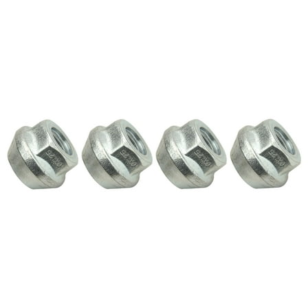 ITP (4pk) O.E.M. Style Tapered Lug Nut 10mm x 1.25mm Thread Pitch Silver for Kawasaki LAKOTA 300 1995-2003