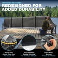 thumbnail image 2 of Trailerable Pontoon Boat Cover, Multi-Year Use w/ Marine Grade 600 Denier Fabric, Pontoon Storage Covers - Includes Storage Bag, Adjustable Side Straps - Fits 20' 21' 22' 23' 24' - Beam Width 102", 2 of 5