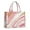 Pink White Gold, variant on Large Capacity Tote Bag,Blue Gold Wave Marble Pattern Handbag Fashion Luxury Tote Bag,15.7"x13"x 5.1" Inches,Laptop Compatible