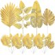 thumbnail image 1 of 20pcs Artificial Plant Leaves Tropical Tree Leaves Ornaments Wedding Scene Layout Props, 1 of 4