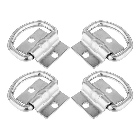 Raindrops 4pcs Heavy Duty Cargo Tie Down Hooks Galvanized Iron Strong Anchors for Transport
