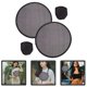 thumbnail image 2 of GOOHOCHY 2 ventiladores plegables de verano, de mano, redondos, plegables, en blanco, portátiles, 2 of 7
