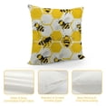 thumbnail image 4 of Leisuo Cute Bee Body Pillow Cover Pillowcases,Honeycomb Funny Body Pillow Case with Zipper Closure, Breathable Microfiber Pillowcase for Hair and Skin White, 4 of 5