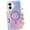 Iridescent - Purple, variant on Dteck for iPhone 17 Pro Max Case with Iridescent Back, Compatible with MagSafe Shockproof Rugged Cover, Corner High-Duty Protection for Girls Women,Iridescent - Pink