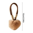thumbnail image 3 of Vadktai Fur Heart Keychain - Soft Small Red Heart Charm - Cute Valentines Day Gifts for Her - Plush Heart Shaped Key Ring, 3 of 6