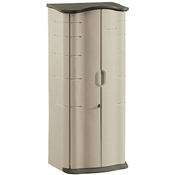 Rubbermaid Commercial Products Outdoor Storage Shed, Vertical, H 72 In