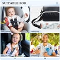 thumbnail image 5 of 2-Pack Seat Belt Covers with Flannel Seatbelt Shoulder Strap Case Adjustable Straps Soft Padding for Car Watercolor Red Bar Pattern Small, 5 of 8