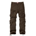 thumbnail image 3 of Pantalones Cargo Match Wild para Hombre Café Oscuro Talla 28, 3 of 6