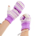thumbnail image 5 of LOLIPPYY USB Heated Fingerless Gloves 1 Pair Unisex Winter Mittens Hand Warmers for Cold Weather, 5 of 7