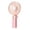 Pink, variant on Portable Clip-On Umbrella Fan with Rechargeable Battery and Digital Display, Hands-Free Personal Cooling Fan for Outdoor Activities and Summer Travel