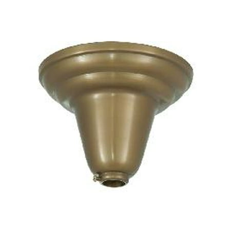 B&P Lamp® Antique Brass Fixture Canopy, 5 1/4" diameter