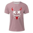 thumbnail image 4 of Blusas y camisas de manga corta y cuello redondo para hombre. Blusas/camisetas de manga corta con cuello redondo y estampado de Halloween para hombre. Blusa para hombre., 4 of 4