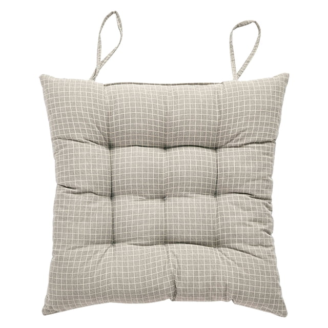 Cojín ergonómico para silla de oficina, antideslizante, con funda de lino y algodón, suave y transpirable para mayor comodidad al sentarse durante largos periodos, ideal para el escritorio