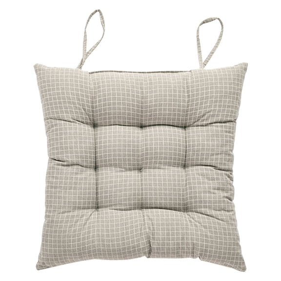 RYDCOT Chair Cushions for Dining Chairs, Soft Seat Cushions for Kitchen Desk Chairs, Square Chair Pads with Ties (15x15 in)