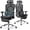 Black, variant on Snoonwee Ergonomic Pink Office Chair Footrest Lumbar Support 4D Armrests 3D Headrest 135°