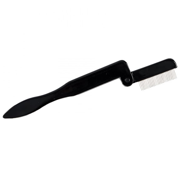 EXLEAF Stainless Steel Eyebrow Comb Eyelash Separator Mascara Lift Curl Metal Brush Beauty