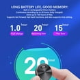 thumbnail image 4 of MP3 Player with HD Noise Reduction, Long Lasting Standby, Smart Voice Control, HiFi Music Player, Sound Recorder for Recording, Music Playback, 4 of 8