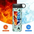 thumbnail image 6 of Sikiie Winter Skiing Penguin Print 18OZ Insulated Straw Cup, Portable Leak-proof Sports Water Bottle, Stainless Steel Water Cup Suitable for Home and Outdoor, 6 of 8