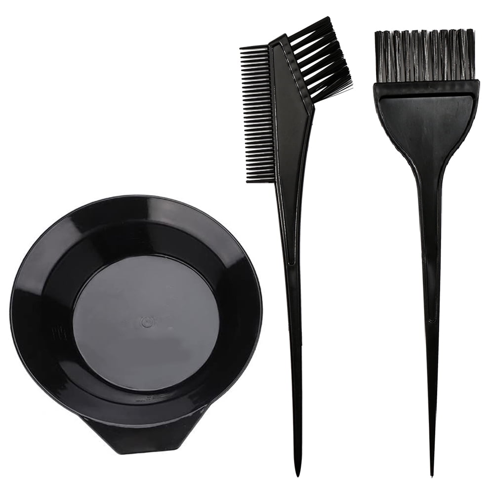 Hair Dye Color Brush and Bowl Set, Hair Color Brush Mixing Bowl Kit Perfect  Tools for Hair Tint Dying Coloring Applicator - Dye Brush & Comb/Mixing  Bowl/Tint Tool/Earmuffs (3 PCS) - Walmart.com