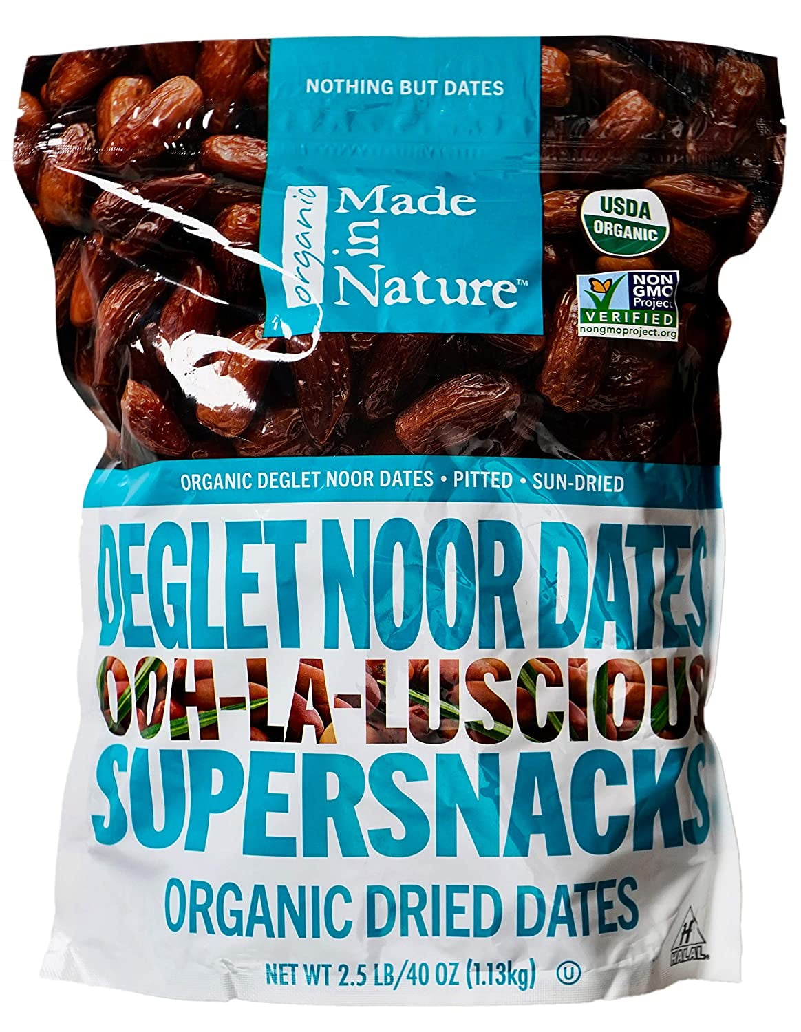 Made in Nature Organic Deglet Noor SunDried Dates, 40 Ounces Walmart