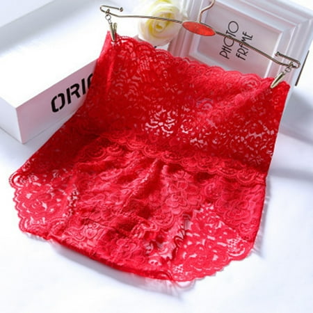 

Sexy High Waist Underwear Women s Thin Hollow Lace Abdominal Briefs