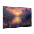 thumbnail image 2 of 1000 PCS Sunset Valley Scenery Photography -1000 Piece Scenery Jigsaw Puzzles,Take You Into A Beautiful Valley As If You Were There,Enjoy The Puzzle Solving Process,Fun Wooden Puzzle Game, 2 of 6