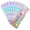2.4x9 Inch, variant on Resealable Foil Pouch Bag [100 PCS ] Great for Party Favor Food Storage (Holographic Color, 2.7 x 8.6 Inch)