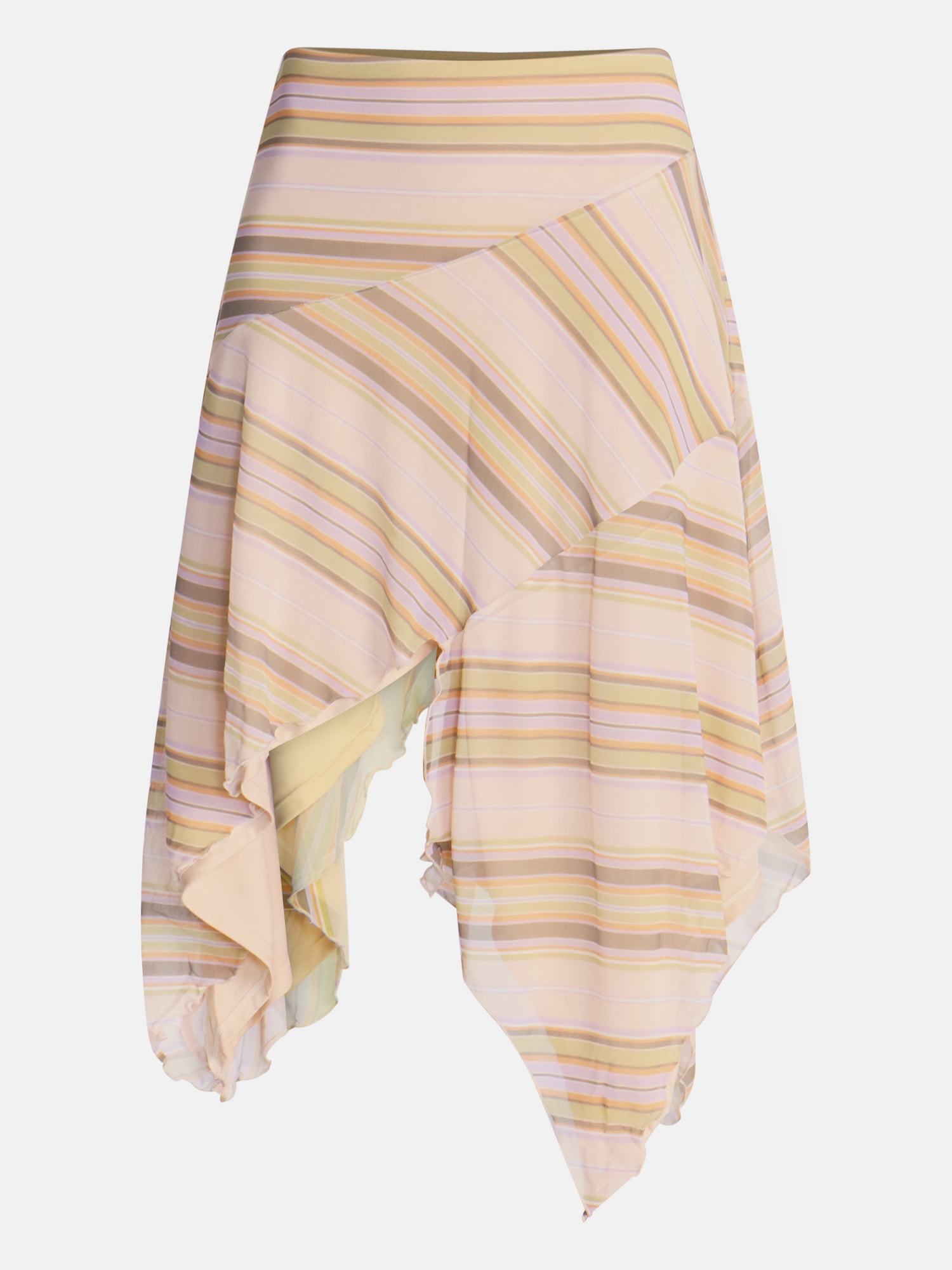 No Boundaries Asymmetrical Midi Skirt, Women’s XXS-XXL