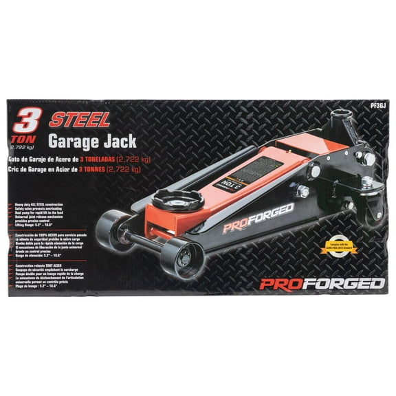 Pro Forged 3 Ton Steel Garage Jack