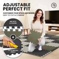 thumbnail image 4 of Juego de pisos para gimnasio BeMaxx, 18 unidades, alfombrillas de espuma EVA entrelazadas, 4 of 9