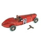 thumbnail image 2 of Modelo de Carreras de Cuerda Yotijar Coche Mecánico con llave Juguete de cuerda Red Racer Race Car Vintage, 2 of 7