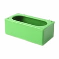 thumbnail image 1 of Methold Cuenco de alimentación para pájaros, bandeja rectangular, jaula para pájaros, cuenco de alimentación de plástico colgante, Suministros de alimentación y agua para mascotas, 1 of 6