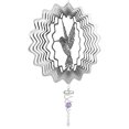 thumbnail image 3 of Muyoka 3D Wind Spinner 11.8 pulgadas grandes campanas de viento de colibrí con gancho en forma de S esculturas de viento colgantes de metal jardín atrapavientos en espiral para patio al aire libre bal Muyoka Hogar, 3 of 7
