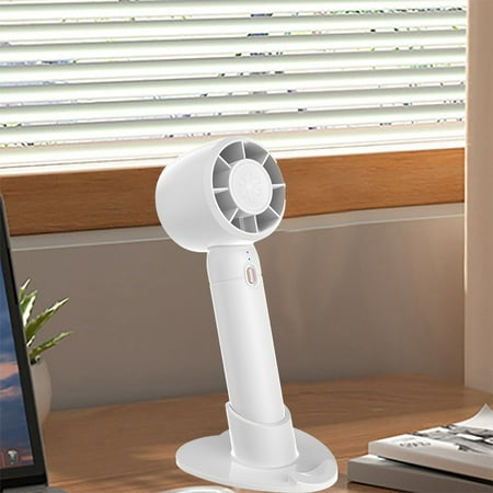 

Handheld Small Fan Portable Adjustable Mini Bladeless Turbine Rechargeable Fan Summer Artifact With Long Battery Life For Indoor Outdoor Travelling Home Essentials