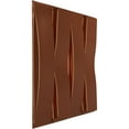 thumbnail image 2 of 19 5/8"W x 19 5/8"H Caputo EnduraWall Decorative 3D Wall Panel, Bright Coat Copper (Covers 2.67 Sq. Ft.), 2 of 6
