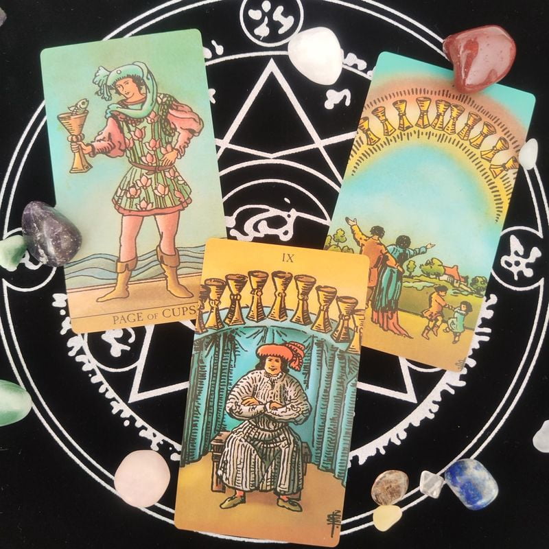 Hot Sale Cards 12X7cm Radiant Wise Spirit Tarot With Paper Introduction Divination Party Entertainment Board Games Playing Cards