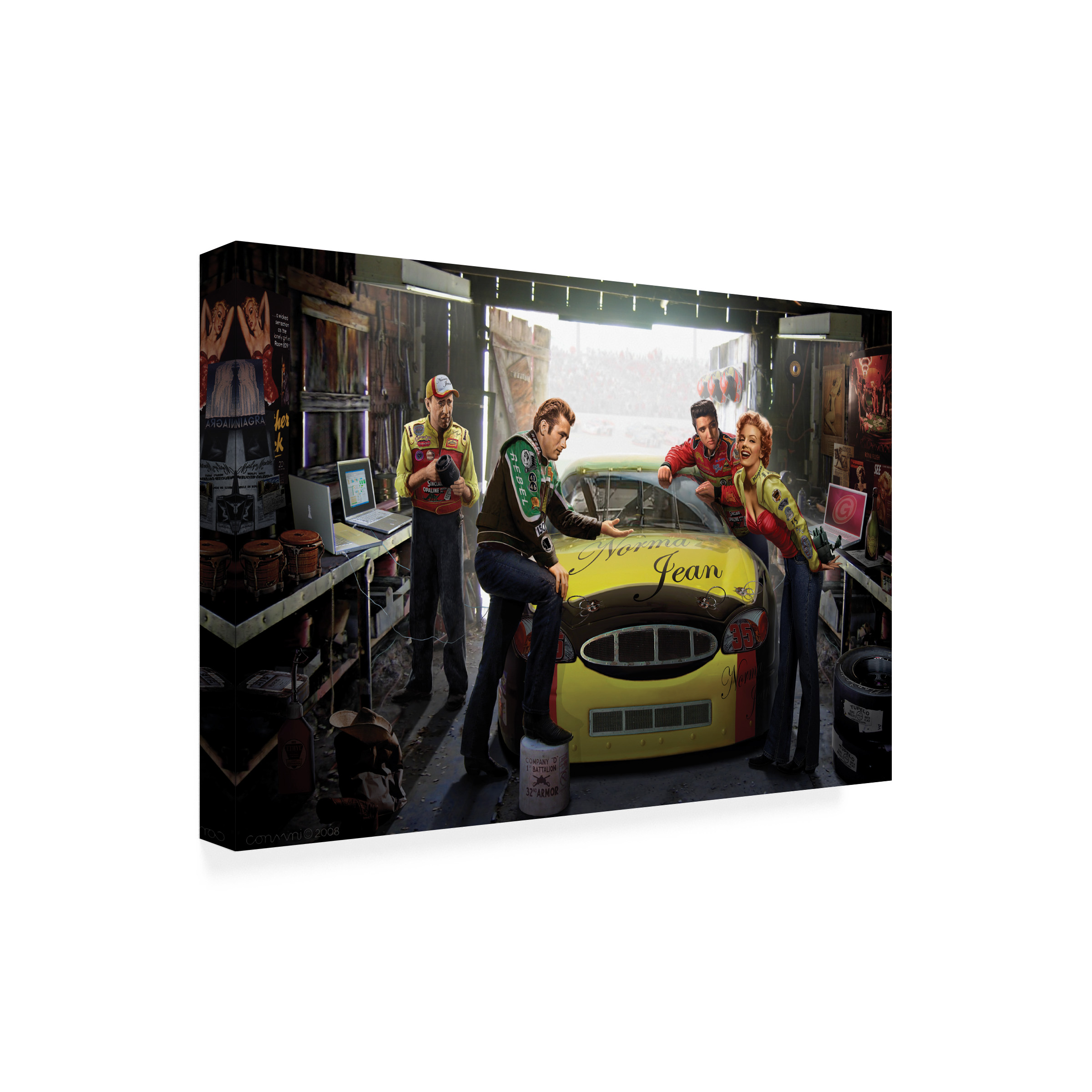 Chris Consani 'Eternal Speedway' Canvas Art