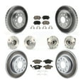 thumbnail image 1 of Transit Auto Front Rear Hub Bearing Assembly Coated Disc Brake Rotor and Ceramic Pad Kit (10Pc) for Car 2006-2009 Volkswagen Rabbit 3 Bolt Mounting Flange Left Right Side (Driver Passenger) KBB-120934, 1 of 2