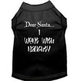 thumbnail image 5 of Christmas Screenprinted Dog Shirt, "Dear Santa, I Went With Naughty", 5 of 11
