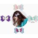thumbnail image 3 of 4pcs Unicorn Hair Clip Bright Pink Half Wrap Cloth Clip, 3 of 4