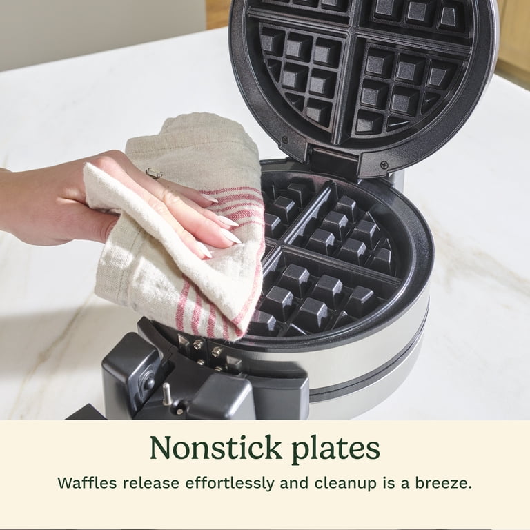 Cuisinart Double Flip Electric Belgian Waffle Maker, Stainless