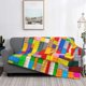 thumbnail image 2 of Balery Colorful Plastic Blocks Pattern Manta de Franela con Dibujo, Lujo Ultra Suave y Cálido, Antipelusa y Resistente a las Arrugas para Cama, Sofá, Camping -80"x60", 2 of 6