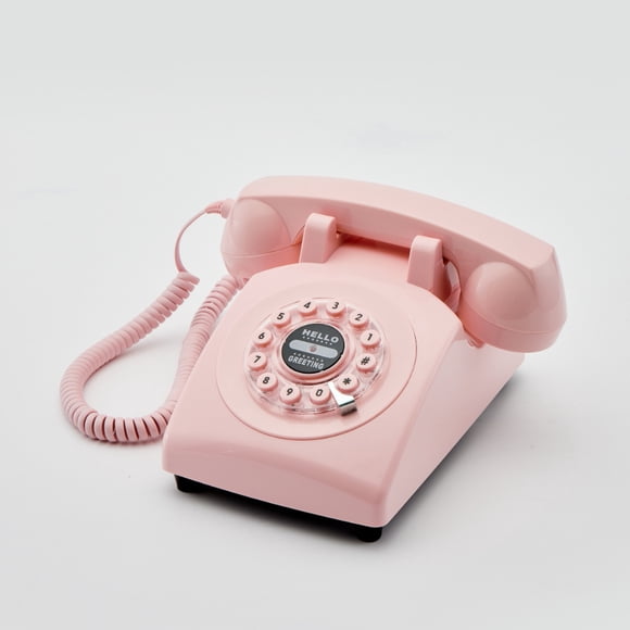 CHUANK 1 Pce Téléphone Livre d'Or Audio Vintage - Machine à Messages Nostalgique avec Souvenirs Enregistrables - Décoration Élégante pour Salon & Chambre Idée Cadeau de Vacances