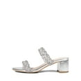 thumbnail image 5 of DREAM PAIRS Women's Two Braided Strap Low Heels for Women Open Toe Block Chunky Heels Sandals Holiday Party Wedding Dress Pumps Shoes, 5 of 7