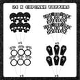 thumbnail image 6 of 24Pcs Bachelorette Bride or Die Cupcake Toppers, Gothic Cupcake Toppers Glitter Bachelorette Party Decoration Cross Tombstone Skeleton Cupcake Toppers for Wedding Engagement Bridal Shower, 6 of 6