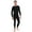 Black, variant on Mens Thermal Underwear Set Insulated Shirt & Long Johns, Black XL