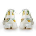 thumbnail image 6 of Sage Green Colorful Flower Walking Shoes for Men Woman Lightweight Tennis Fashion Elastic Sports Shoes Cushion Basketball Shoes, 6 of 7