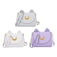 thumbnail image 1 of Moon Cat Wallet Pu Leather Wallet Moon Sailor Bag Handbag Shoulder Bag, 1 of 5